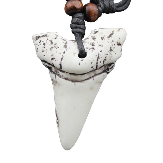 Authentic White Shark Tooth Necklace - stilyo