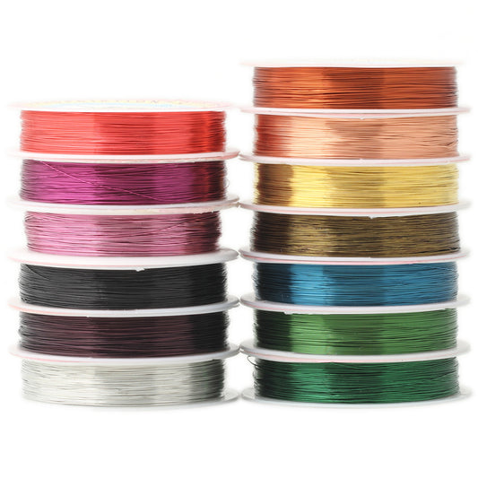 Multi-color Copper Wire - 0.3MM 20M/Roll - stilyo