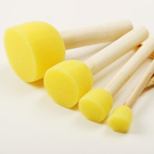 4Pcs/Set Sponge Paint Brush - stilyo