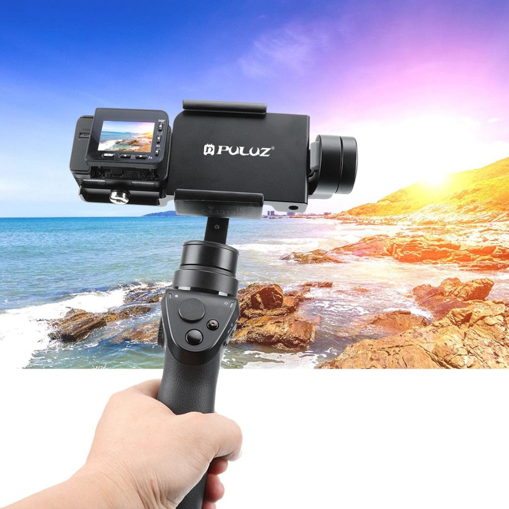 Puluz Gimbal Compatible for Phone and Camera - stilyo