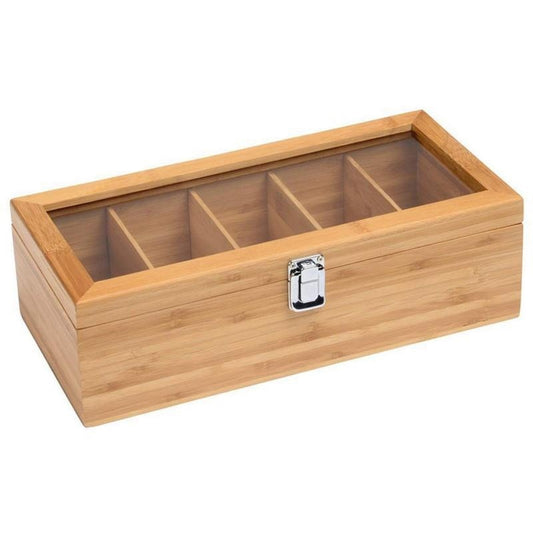 Bamboo Tea Box - Tea Orgenizer - stilyo