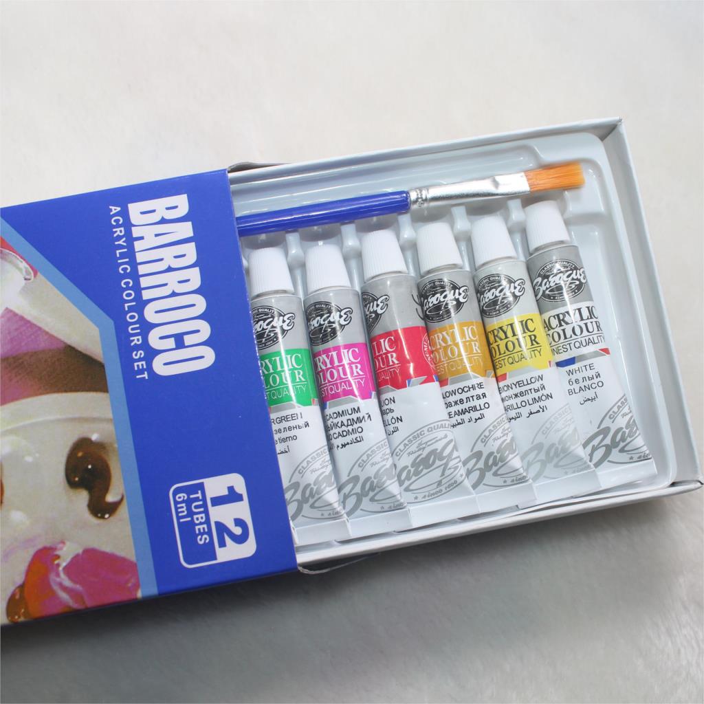 2 Colors Professional Acrylic Paints Set - stilyo