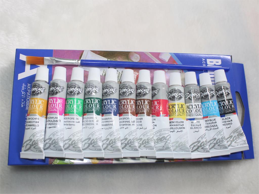 2 Colors Professional Acrylic Paints Set - stilyo