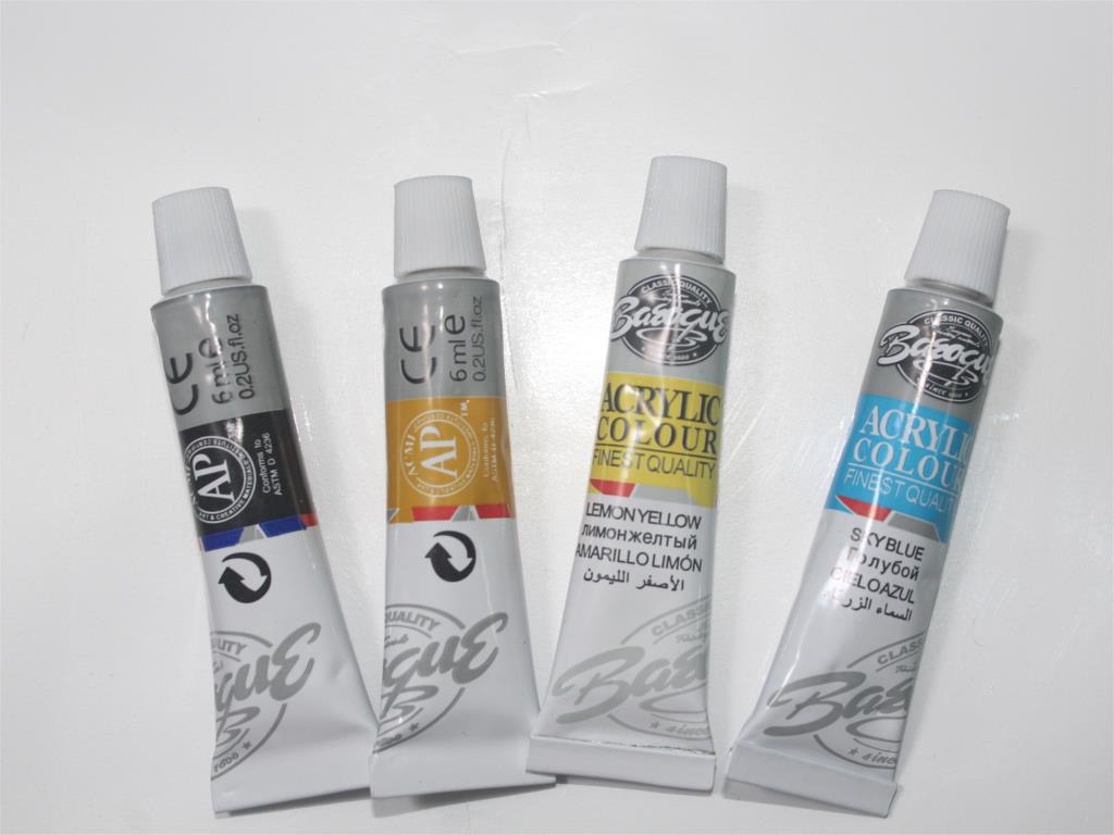 2 Colors Professional Acrylic Paints Set - stilyo