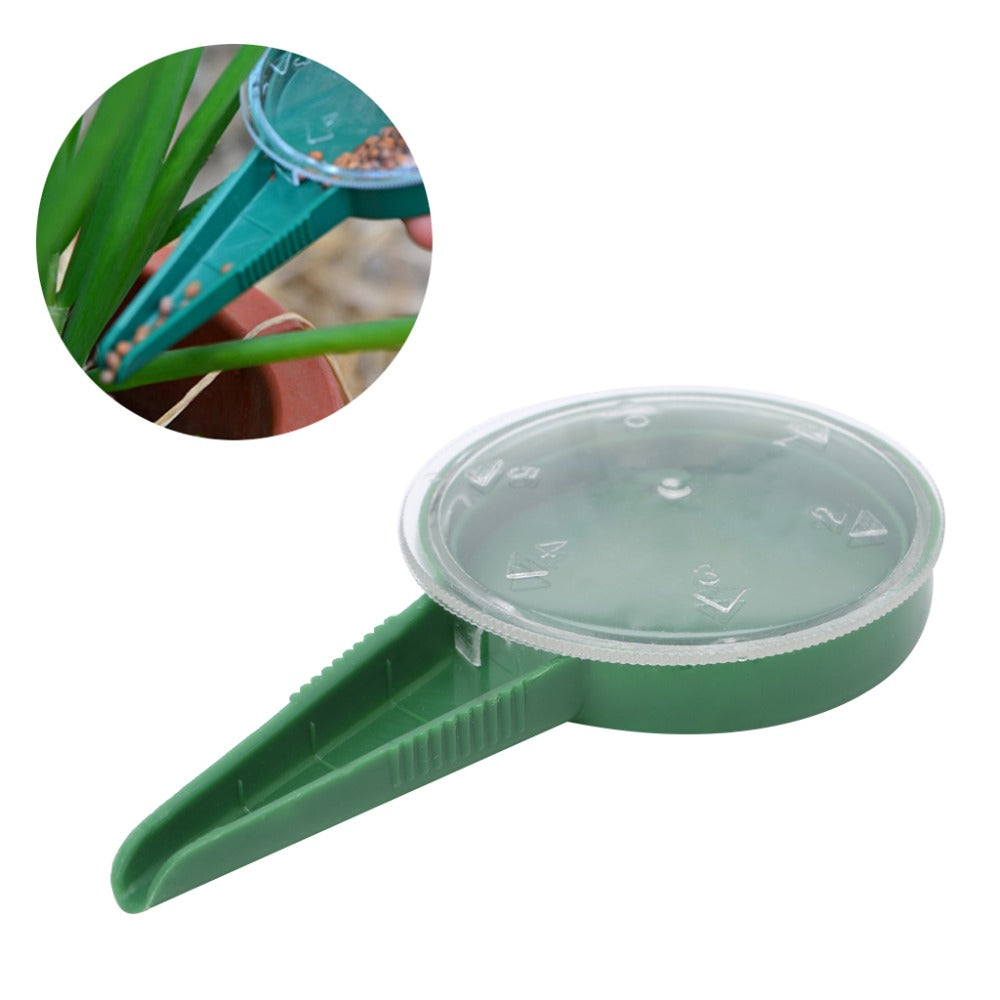 Garden Plant Seed Dispenser/Sower with Adjustable seed Size Dial - stilyo