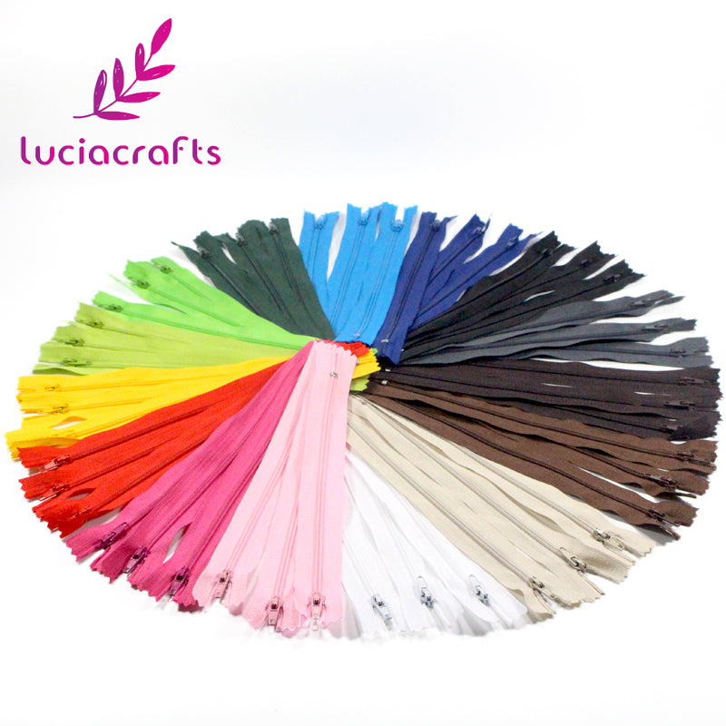 Colorful Nylon Coil Zippers - 20Cm Long - stilyo