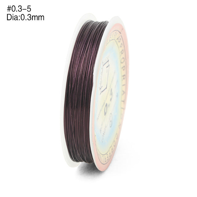 Multi-color Copper Wire - 0.3MM 20M/Roll - stilyo