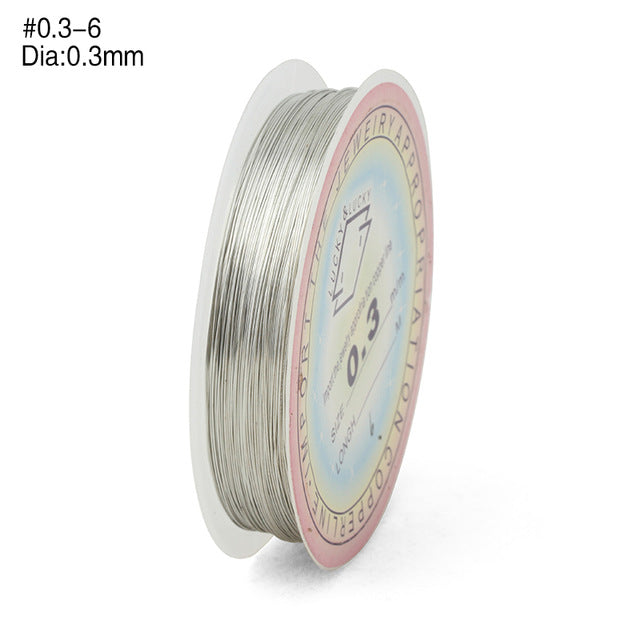 Multi-color Copper Wire - 0.3MM 20M/Roll - stilyo