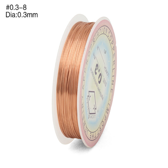 Multi-color Copper Wire - 0.3MM 20M/Roll - stilyo