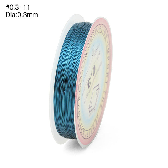 Multi-color Copper Wire - 0.3MM 20M/Roll - stilyo