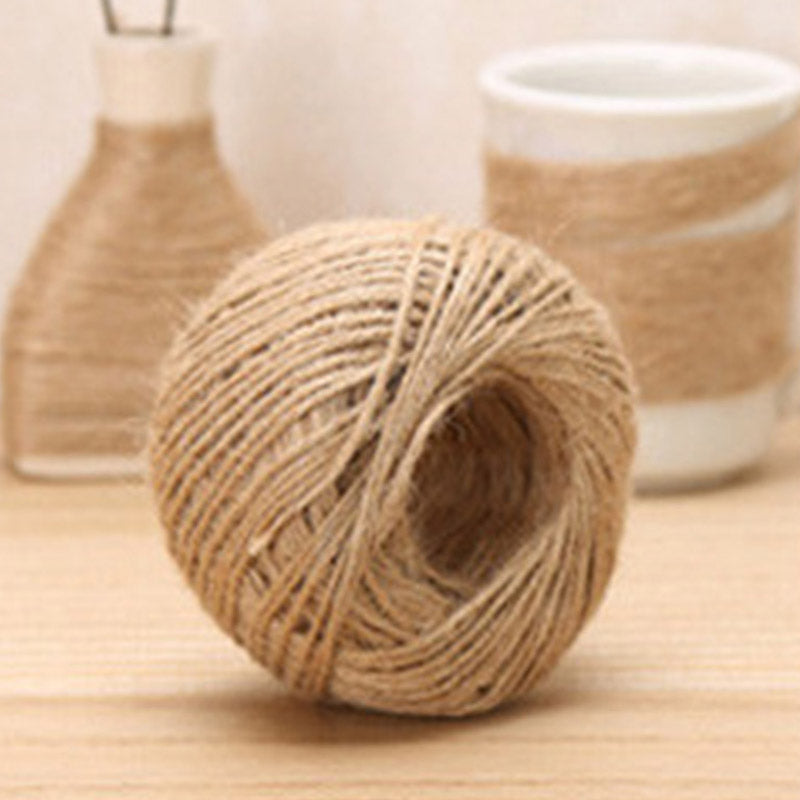 Jute Roll Twine DIY Hemp Rope - 55yards/160feet - stilyo