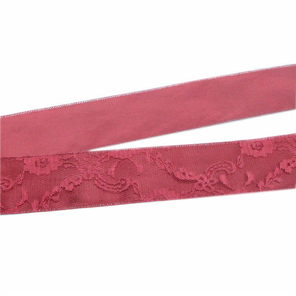 40mm Satin Flowers Lace Ribbons - stilyo