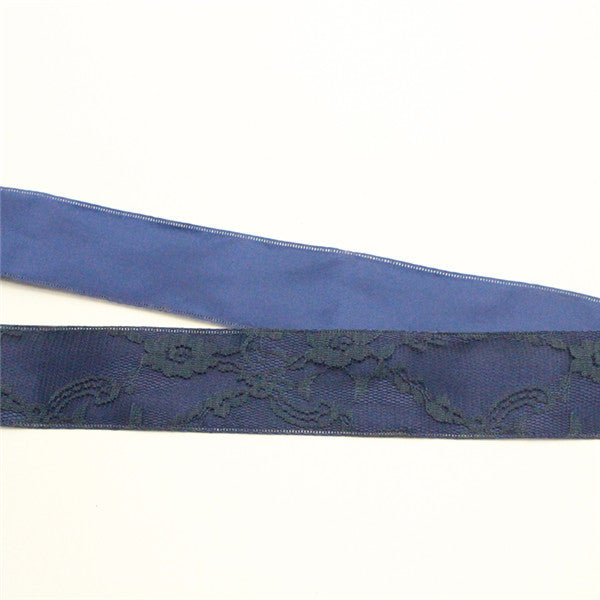 40mm Satin Flowers Lace Ribbons - stilyo