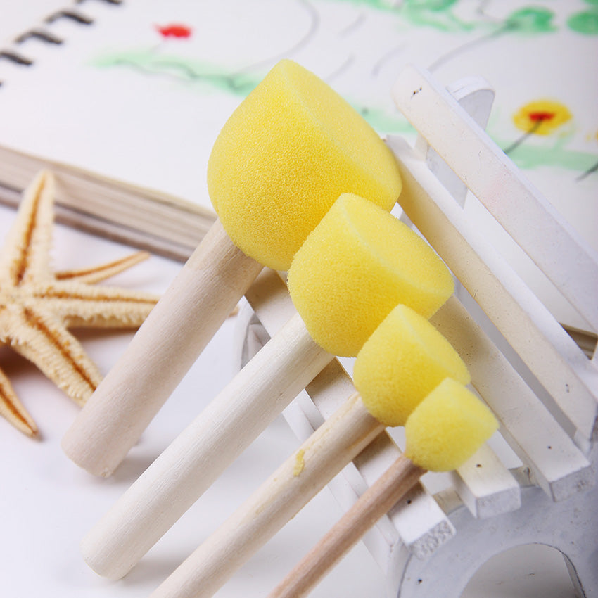 4Pcs/Set Sponge Paint Brush - stilyo