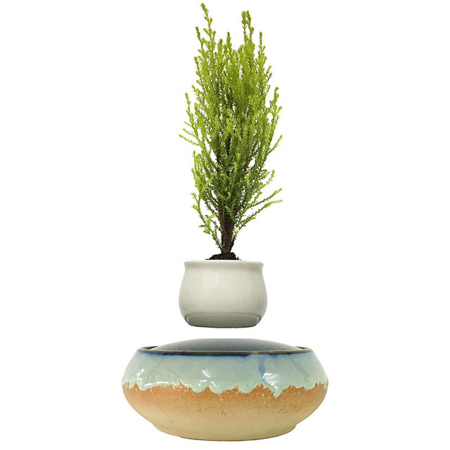 Seaside Base Levitating Air-Floating Bonsai Pot - stilyo