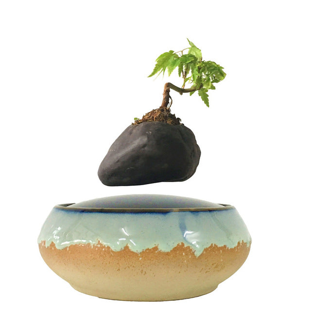 Seaside Base Levitating Air-Floating Bonsai Pot - stilyo