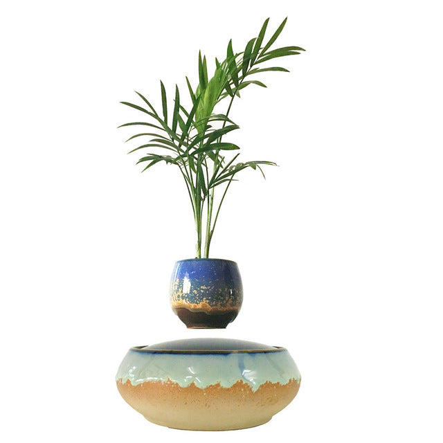 Seaside Base Levitating Air-Floating Bonsai Pot - stilyo