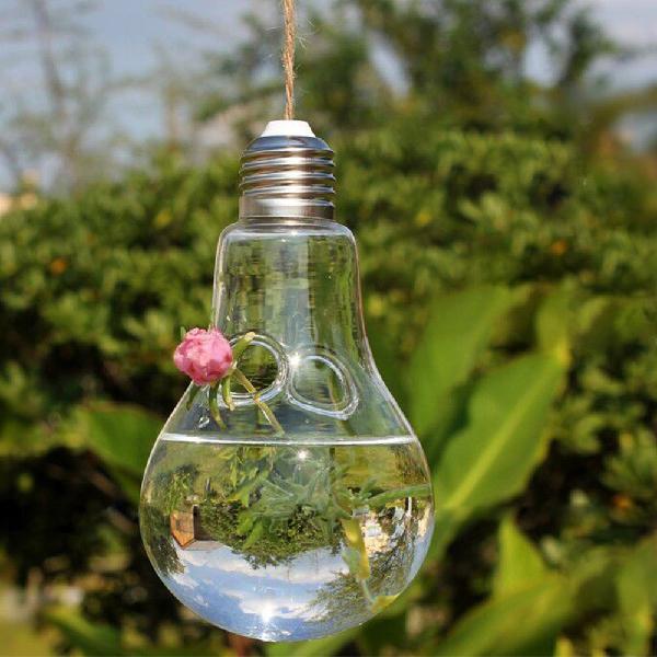 Light Bulb Shaped Hydroponic Plant Container - stilyo