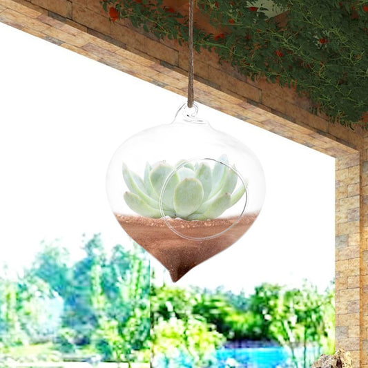 Wall Hanging Glass Plant Pot - stilyo