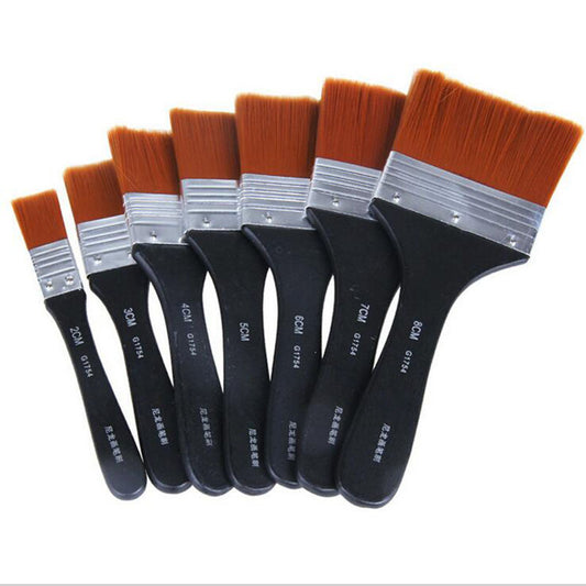 Acrylic Paint Brush - Long Flat Head - stilyo