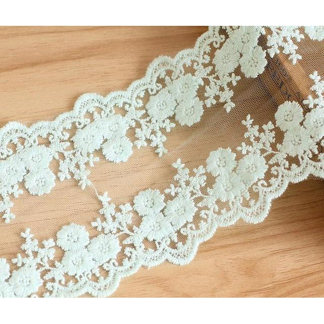 Soft Cotton Lace - 12cm Width - stilyo