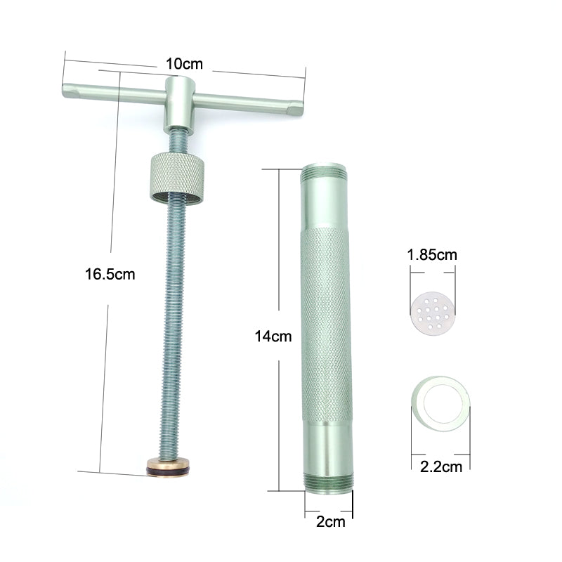 Professional Clay Gun With 20 Discs - stilyo