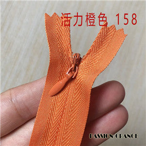 20Cm Close-End Resin Zippers for Crafts & DIY - stilyo