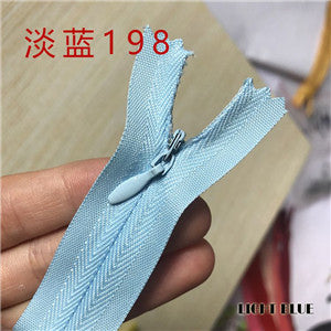 20Cm Close-End Resin Zippers for Crafts & DIY - stilyo